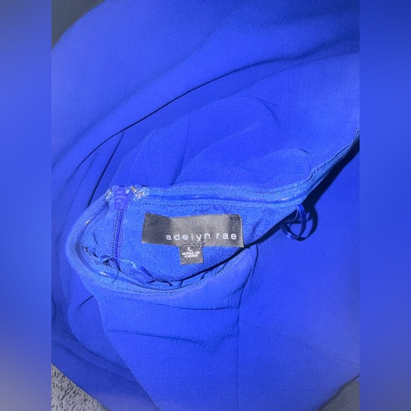 Adelyn Rae blue jumpsuit - Picture 4 of 7